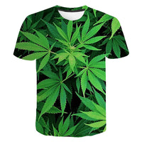 Men's Casual Hawaiian Print Short Sleeve T-Shirt